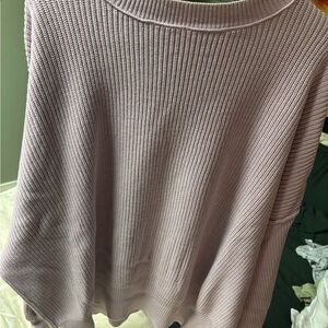 Aerie Lavender Crew Neck Sweater